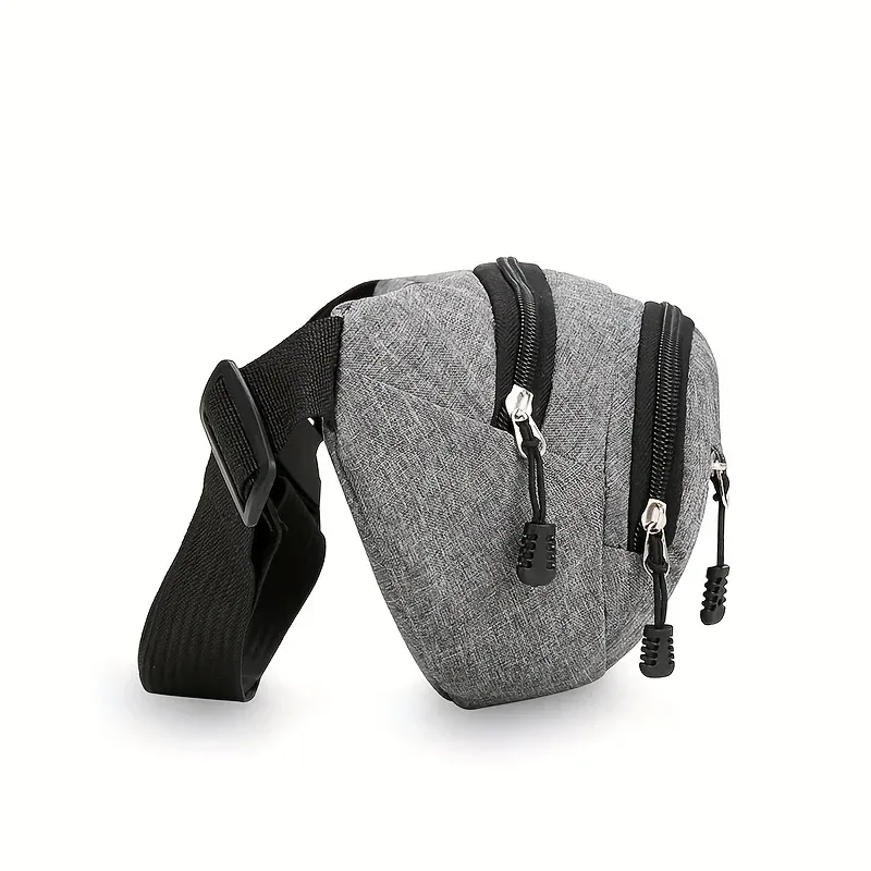 sac à bandoulière réglable, 1 pièce, design multi-poches, sac de taille pour sports de plein air, sac de voyage multifonctionnel