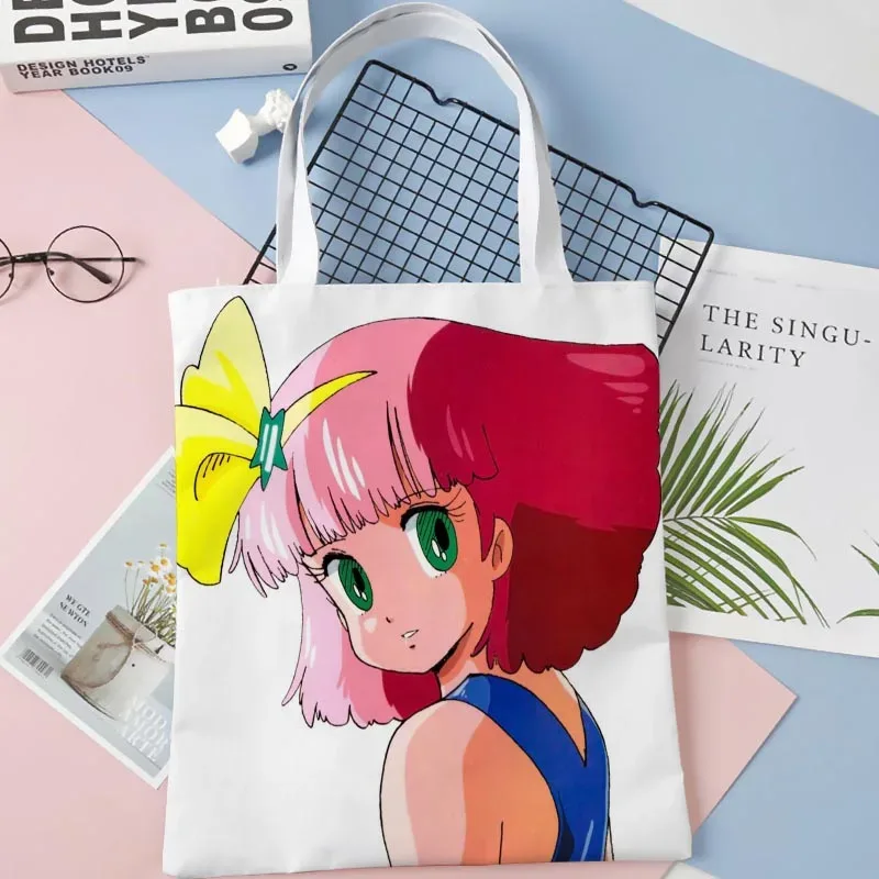 sac fourre-tout minky momo anime pour femme, sacs à provisions réutilisables, sac à main, cuillère à soupe, pliable, coton, initié au gril, fille, 1016wjy