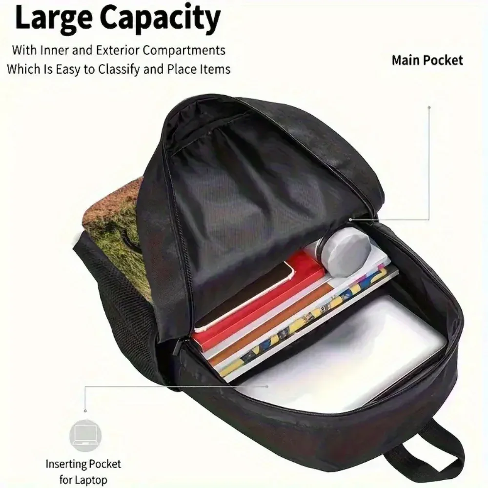 sac à dos personnalisé avec photo, sac à dos multifonctionnel, adapté aux trajets quotidiens et lavable à la main, léger