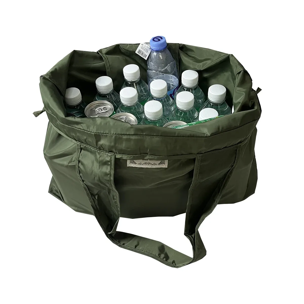 sac de courses pliable grande capacité, sac fourre-tout réutilisable portable, sac écologique imperméable pour supermarché, voyage et rangement