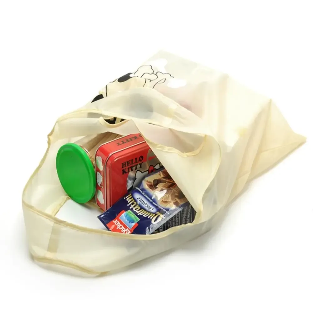 sac fourre-tout portable réutilisable pour chien, sac à soupe, sac de voyage initié, sac à provisions pliable, sacs de rangement, sacs à provisions de dessin animé, nylon