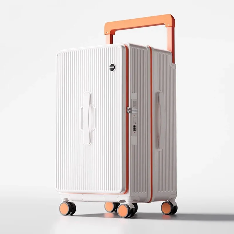 klqdzms valise à roulettes de 32 pouces, grande capacité, valise trolley de 20 pouces, boîte de transport pour ordinateur portable, sac à bagages avec mot de passe pour étudiant