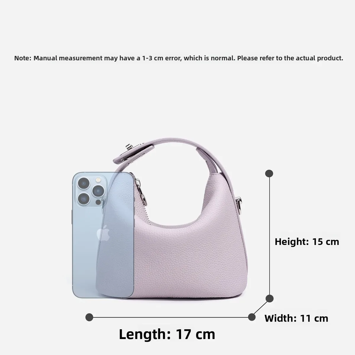 sac à bandoulière hobo pour femme en cuir véritable de luxe avec boucle, sac décontracté pour trajets quotidiens, sacoche pratique pour le déjeuner, sac de voyage croisé