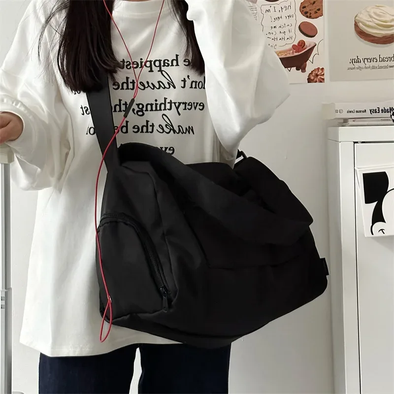 grands sacs fourre-tout de voyage à bandoulière pour femmes, sacoche à bandoulière en toile, sacoches de sport et de yoga, sac à main à la mode, 2024