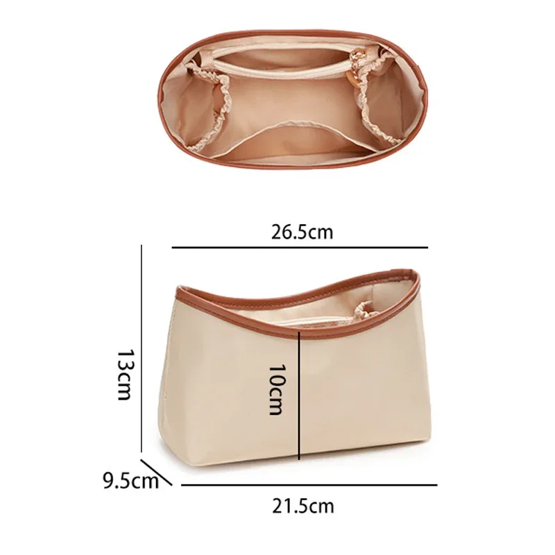 organisateur de sac pour mini sac à main go//yard hobo, sac intérieur en satin, insert de maintien et de forme pour sacs de voyage portables et sacs fourre-tout à bandoulière