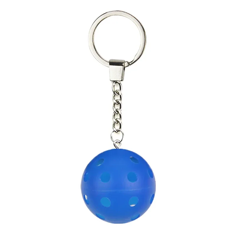mini porte-clés unisexe en métal style sportif, raquette de pickleball, accessoires de décoration pour sac à main et sac à dos