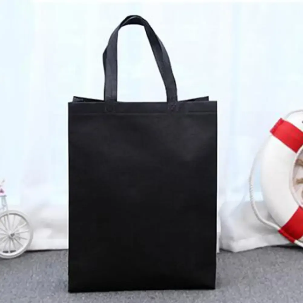 1 pc femmes pliable sac à provisions réutilisable eco grand sac à main tissu non-tissé sacs à bandoulière fourre-tout épicerie fourre-tout sacs pochette