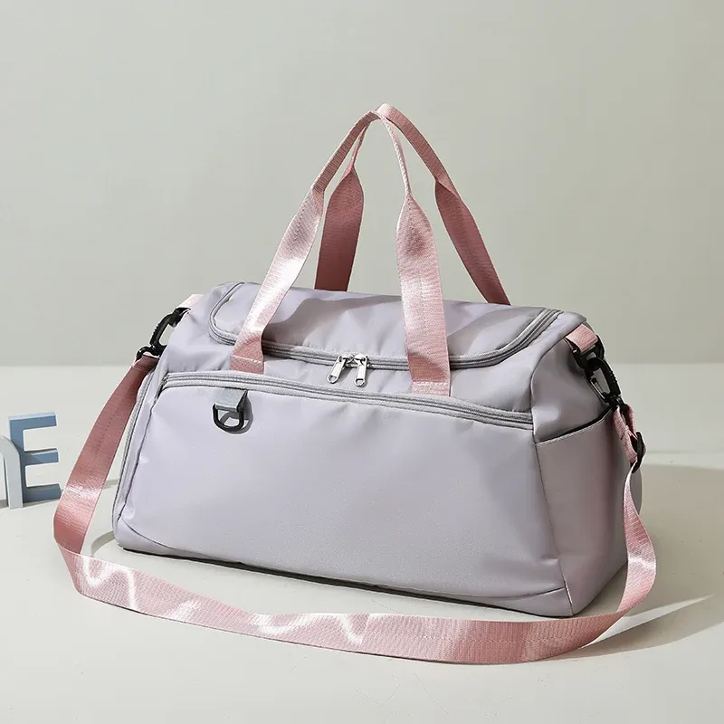 sac de sport pour hommes, sac de sport pour femmes, sac sec et humide, sac à main, sangle d'épaule de natation, sac d'entraînement physique du week-end, logo personnalisé imprimé nom