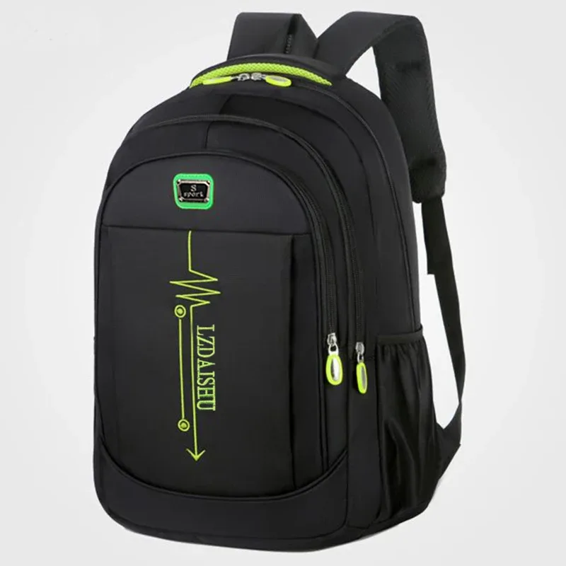 sac à dos décontracté pour hommes, sac pour ordinateur portable, sac de voyage de grande capacité, sac d'école pour étudiants, sac à dos pour étudiants version coréenne [zip
