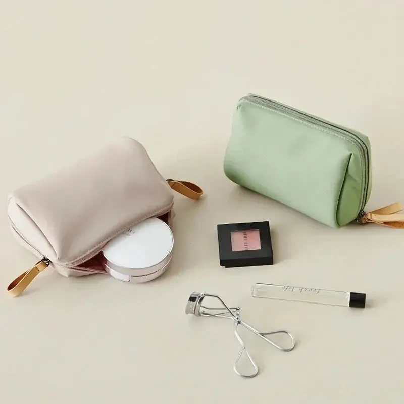 trousse de toilette étanche de style coréen pour femme, trousse de maquillage solide, trousse de maquillage en poudre, trousse de maquillage de luxe, document cosmétique, nouveau, 2024