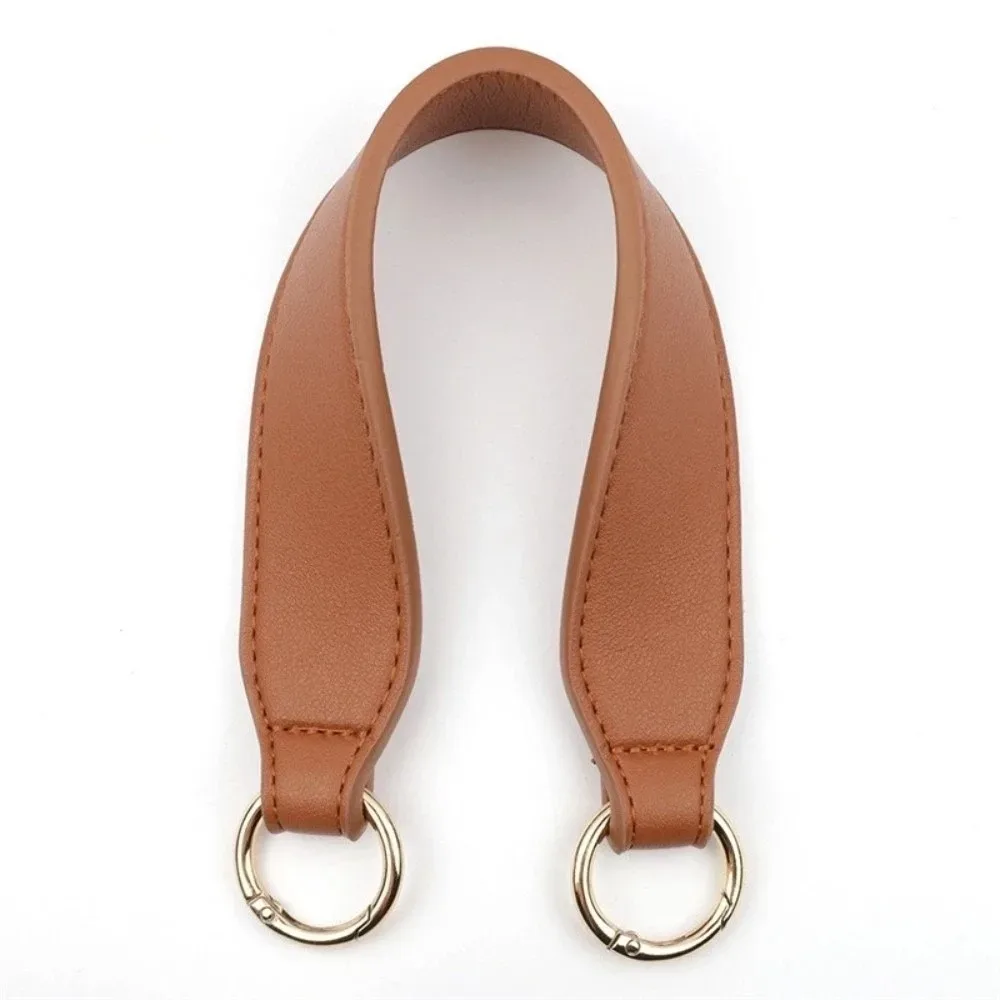 sangle de sac décontractée en cuir de 3,5 cm de large, détachable, courte, pour sac fourre-tout, poignée de remplacement durable, accessoires de ceinture et bandoulière diy