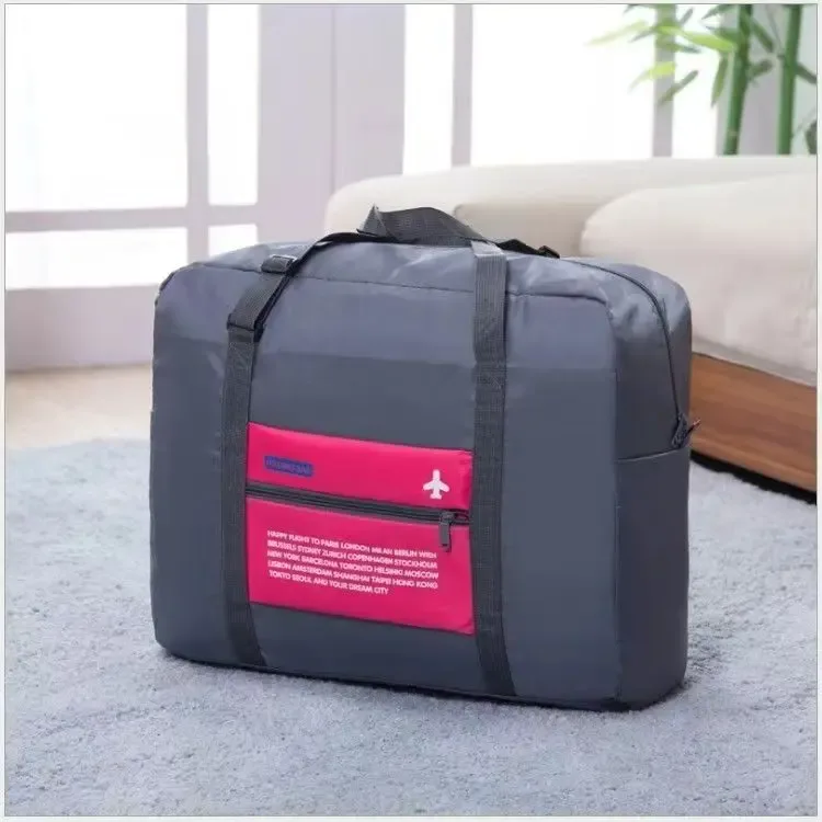 sac de voyage pliable grande capacité pour femme, sac à main, sac de livraison, sac de rangement pour voyage, en tissu oxford, multi-usage