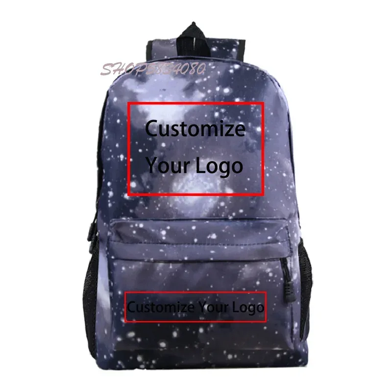 sac dos nylon unisexe motifs galactiques bleu rose gris noir scolaire voyage adolescents compartiment ordinateur poche téléphone