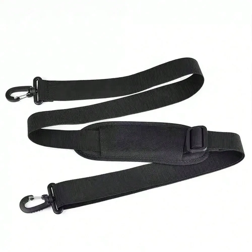 bandoulière minimaliste en nylon pour sac à bandoulière, sangle d'épaule élargie réduisant la pression, bandoulière de couleur unie à la mode