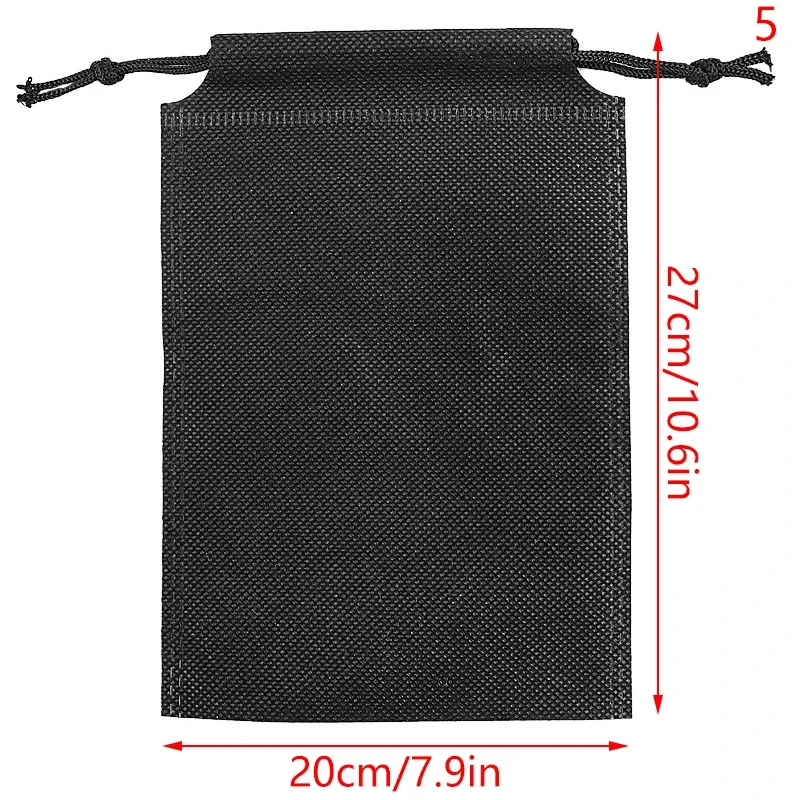 sac de rangement à cordon noir, 1 pièce, housses anti-poussière pour chaussures, pochette de voyage non tissée anti-poussière, sacs à chaussures, protection des chaussures de séchage