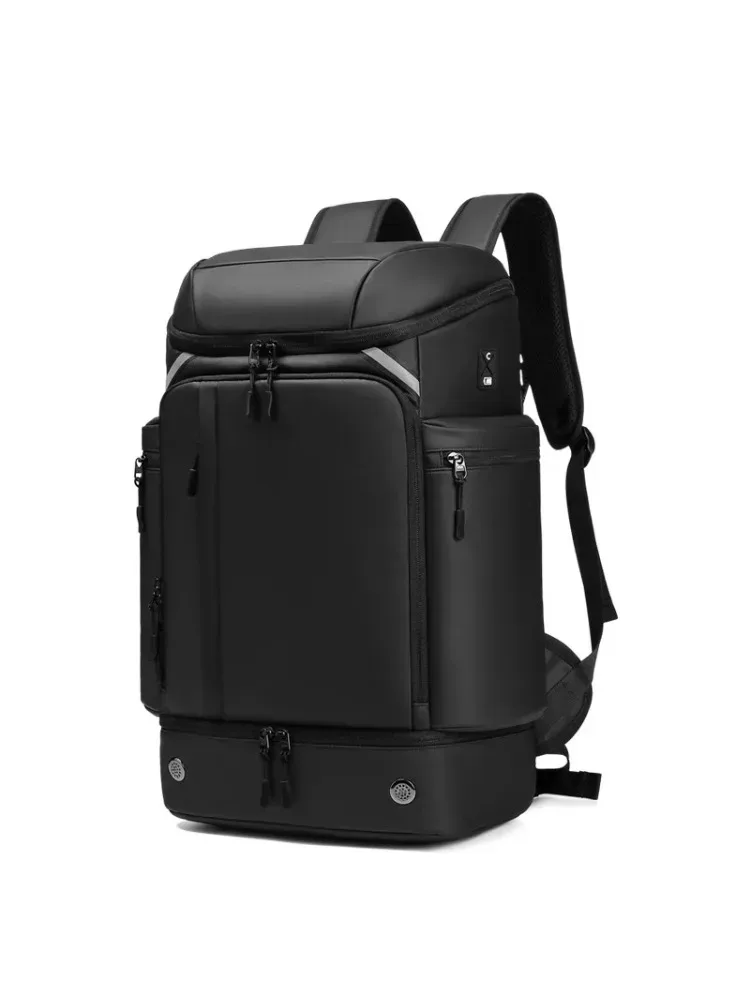 sac à dos de voyage grande capacité pour homme 50l avec compartiment à chaussures, sac d'affaires, de randonnée, de trekking, pour ordinateur portable 17 pouces, tendance