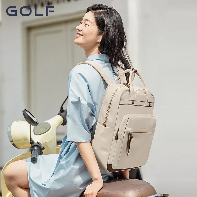 sac à dos de golf oxford pour femme, grande capacité, sac à dos pour ordinateur de voyage, sac à dos pour étudiant, déterminer commpiedmont