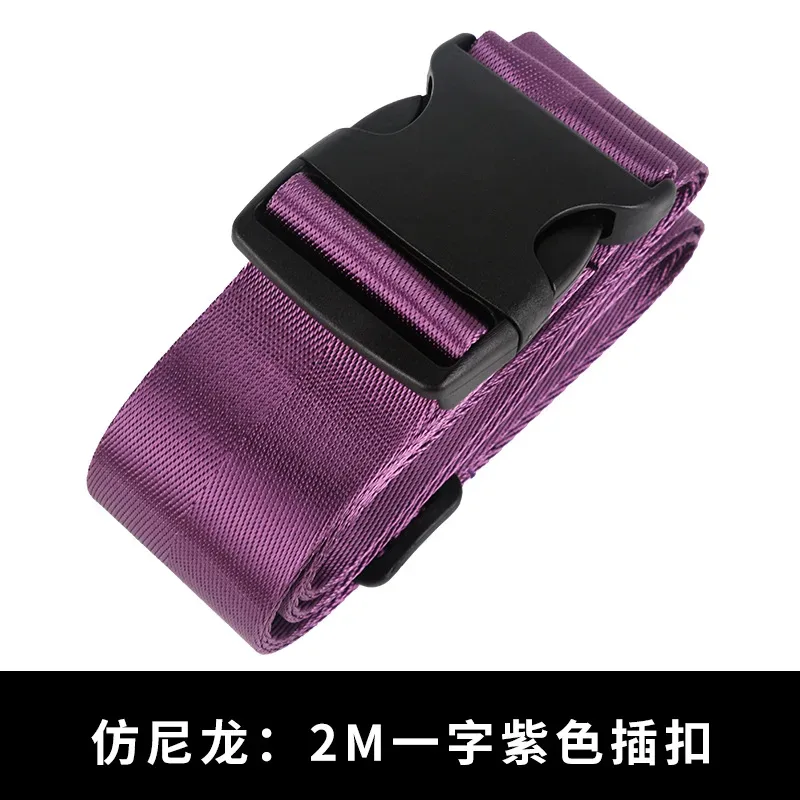 sangle de bagage en nylon épaissi avec cadenas tsa à combinaison, ceinture de fixation réglable pour sac de voyage et bagage à main
