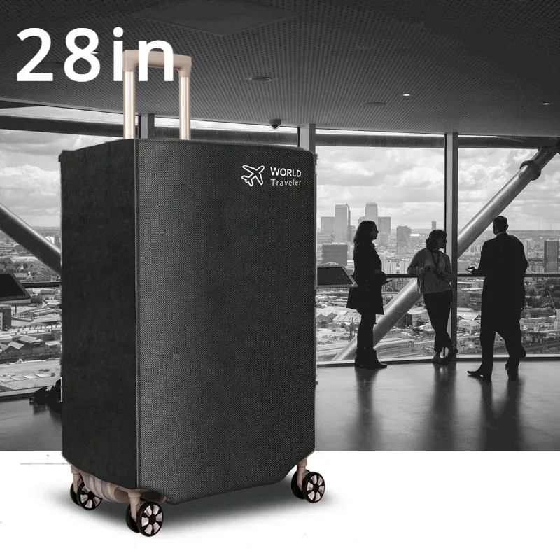 housse de protection pour bagages non tissée, 1 pièce, anti-poussière, valise à roulettes, résistante à l'usure, anti-rayures