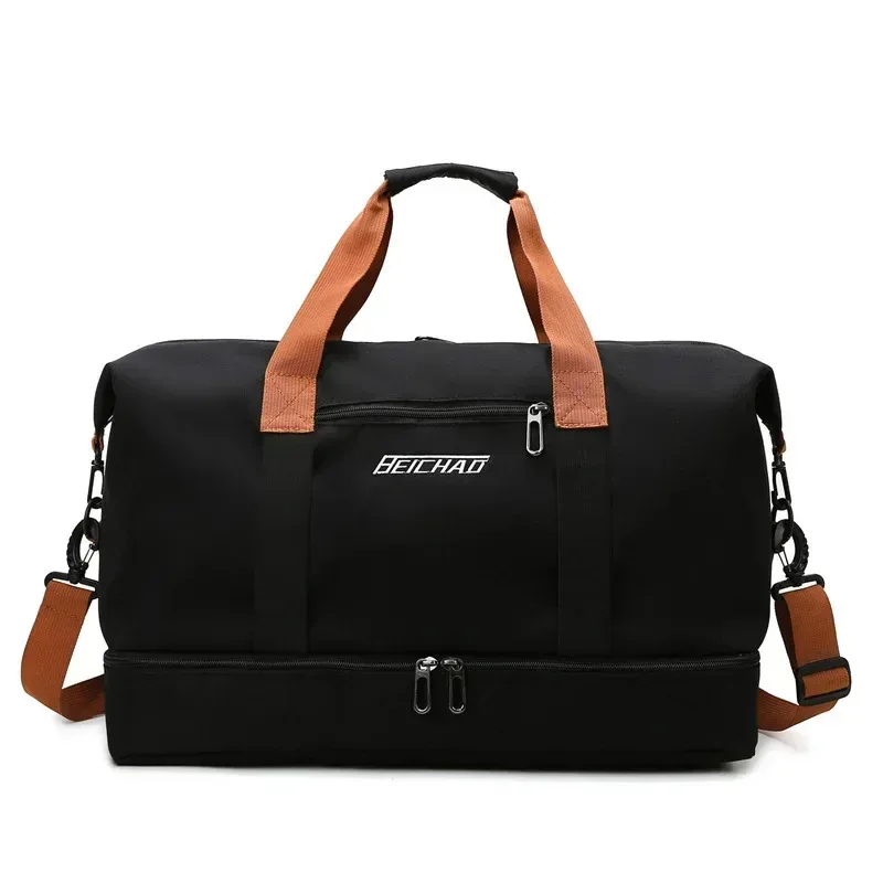 sac de sport de voyage de grande capacité, bagages de courte distance, sacs de fitness portables, sacs à main à bandoulière, sport pour hommes, étanche b