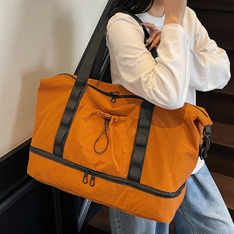sac de voyage de grande capacité avec compartiment à chaussures indépendant, sacs de voyage adaptés au yoga, au sport, au rangement et aux week-ends