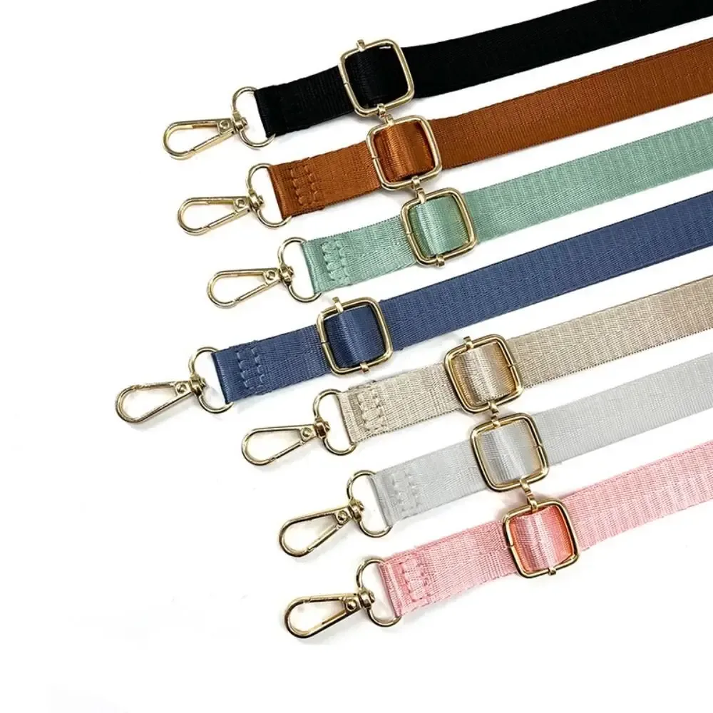 sangle de sac réglable diy en nylon couleur unie pour sac à main, ceinture de sac, sac bandoulière