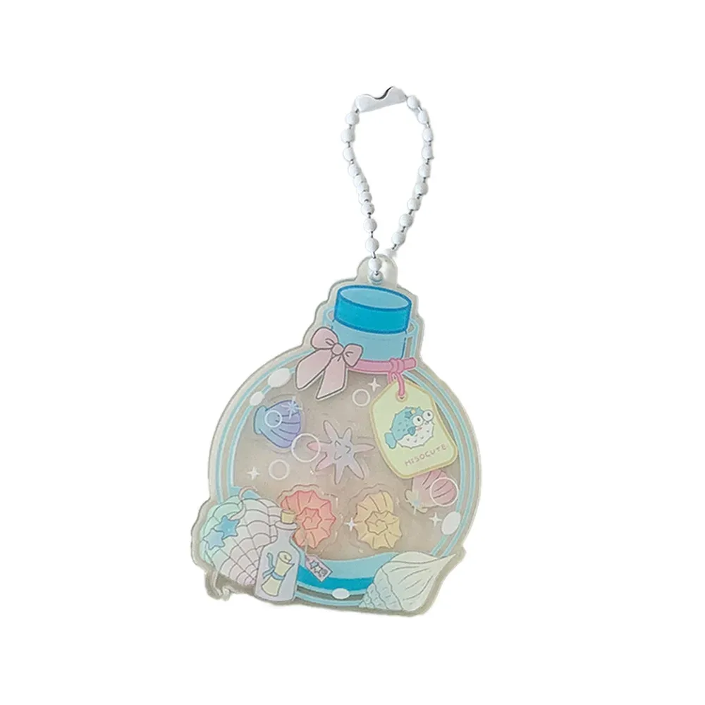 porte clés bouteille bulles tomate rouge plastique cartoon ornement décoratif accessoire cadeau sac dos jaune rose blanc verte bleue