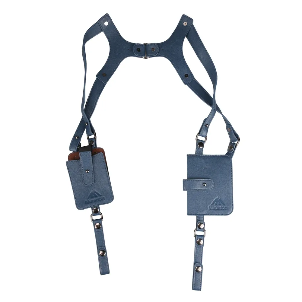 double sac à bandoulière en cuir pu, antivol, sangle cachée sous les bras, portefeuille, étui pour téléphone, pochette de loisirs pour gilet de sport, voyage en plein air