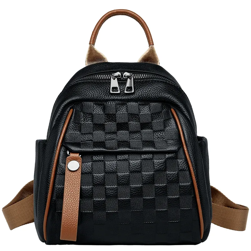 zwing ler-sac à dos en cuir véritable pour femme, sac de voyage à motif, peau complète, 100% authentique, mode professionnelle, besoin # sc1368, vendeur chaud