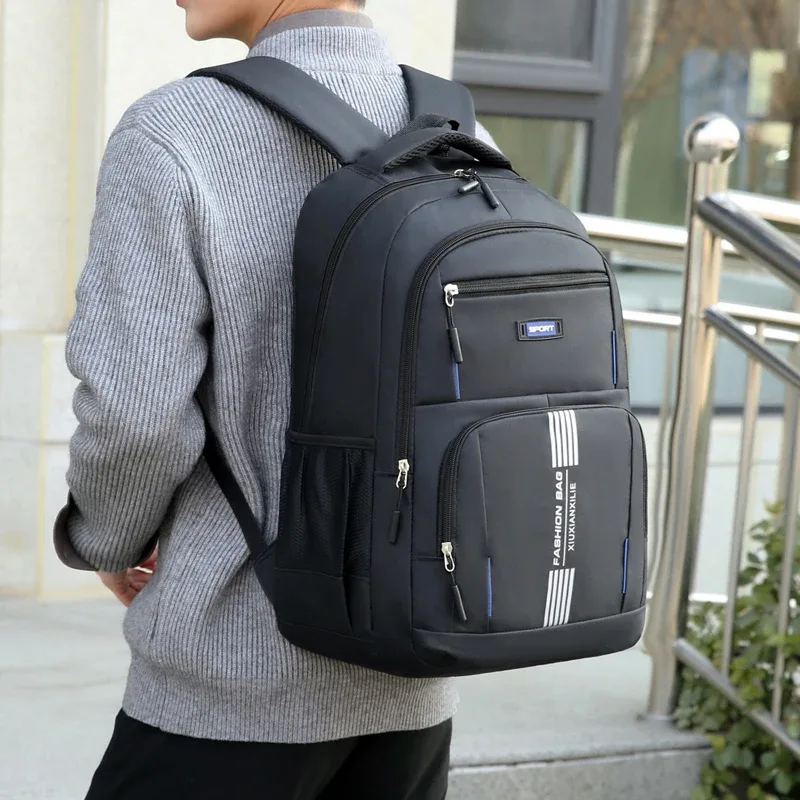 sac à dos minimaliste unisexe – conception de poche multicouche pour les voyages d'affaires et la vie des étudiants