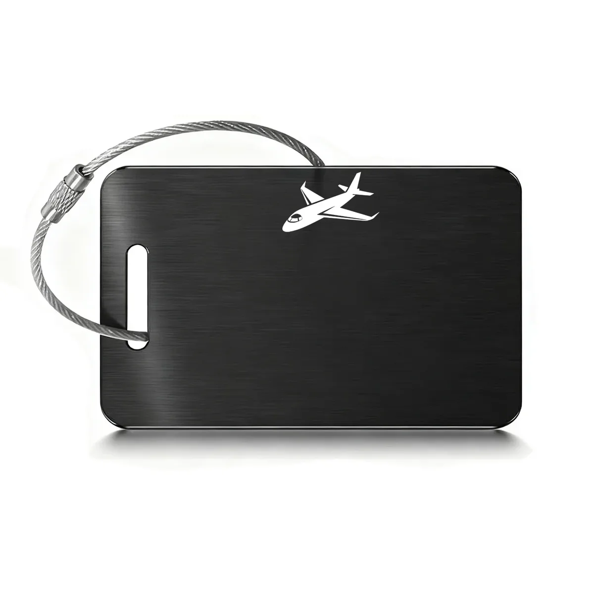 étiquette bagage métal carrée anse métal personnalisable voyage identité sécurité antiperte multicouleur travels accessoire