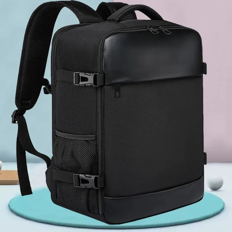 sac à dos de voyage d'affaires pour hommes, grande capacité, sac étanche pour ordinateur portable, multifonctionnel, antivol, sac à livres pour collège et école, noir