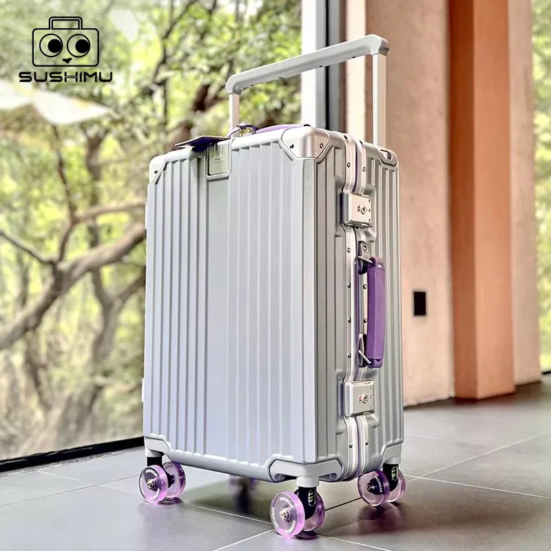 bagage à poignée télescopique à tube large pour femmes, valise à main de 20 pouces, nouveau style 2025, 2025
