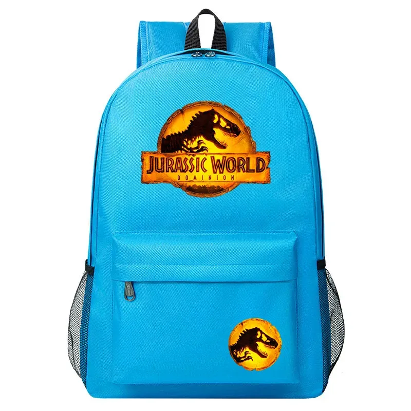 nouveau jurassic world dominion enfants sac d'école de haute qualité enfants étudiant sac à dos cartable adolescent ordinateur portable sacs à bandoulière