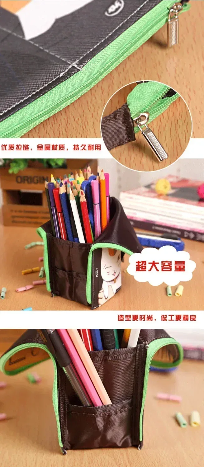 anime hitman reborn sawada tsunayoshi pochette de papeterie trousse à crayons sacs sacs et étuis à cosmétiques
