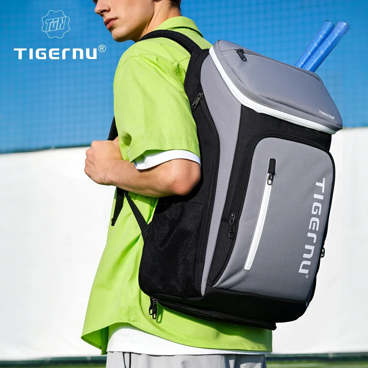 tigernu – sac à dos de sport de plein air pour hommes, sac à dos de randonnée, cartable pour hommes et femmes, grande capacité pour ordinateur portable de 17 pouces, sacs à dos décontractés