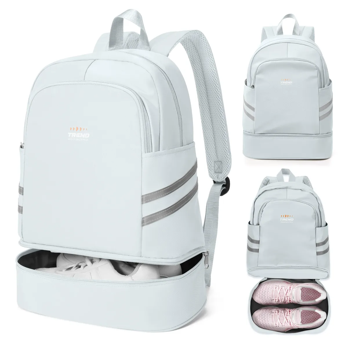 sac à dos de gymnastique pour femmes avec compartiment à chaussures, sac à dos de voyage pour femmes, sac à dos de sport étanche, sac à dos de plage pour fitness et natation ﻿