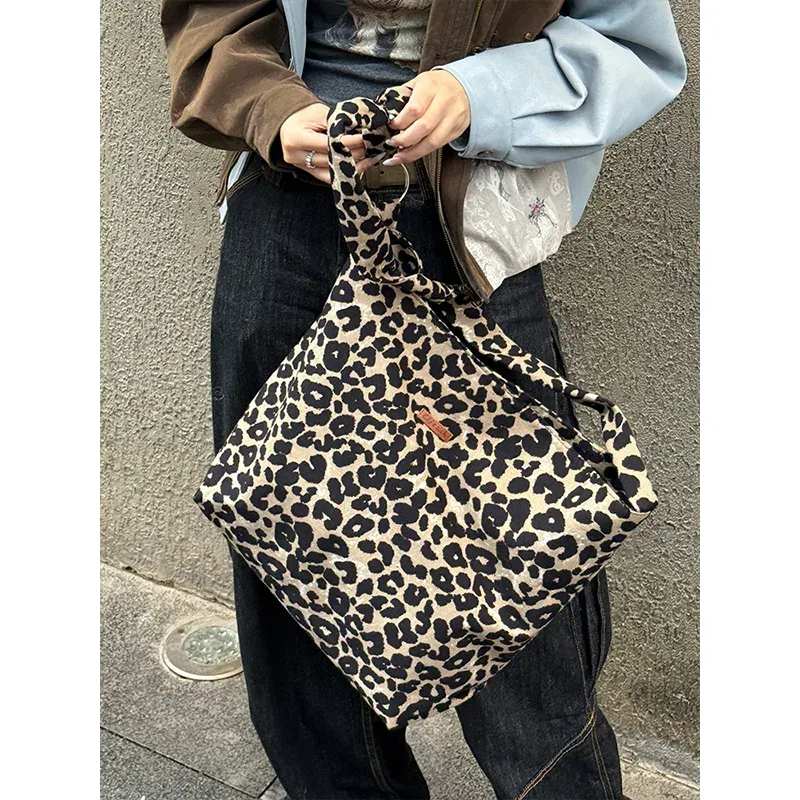 elfsack 2025 hiver nouveautés y2k sac à bandoulière léopard pour femme