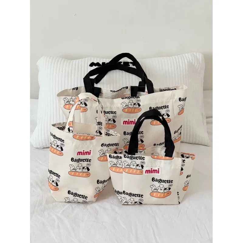 sac à main imprimé tendance de style coréen, grande capacité, léger, pratique pour le voyage, sac de rangement unisexe décontracté pour les voyages