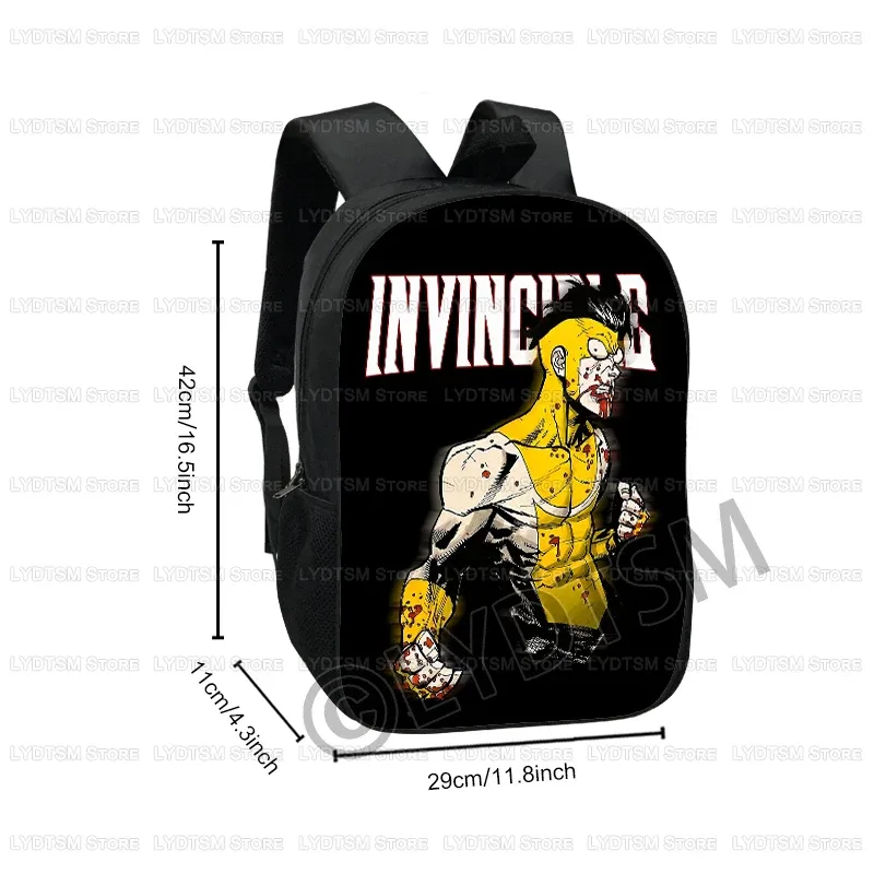 invincible hero print sac à dos hommes sac à dos bande dessinée omni mark enfants sacs d'école pour adolescent sac à dos ordinateur portable sacs à dos bookbag