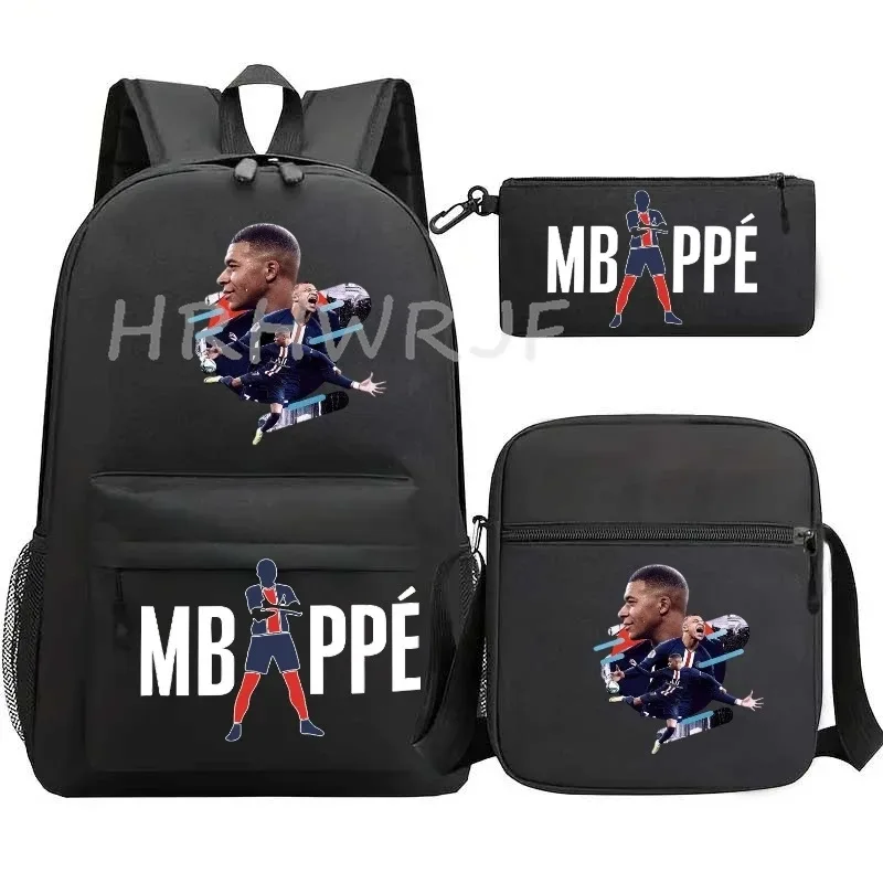 sac à dos m-mbappes pour enfants, cartable de football, sacs d'école de voyage anime pour adolescents, garçons et filles, mochila escolar infantil menino