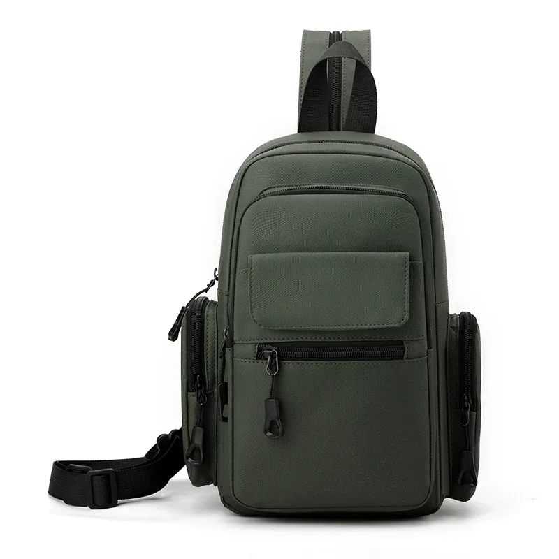 sac de poitrine multifonctionnel tendance, sac de poitrine pour le cyclisme, mini sac à dos pour homme, adapté au transport quotidien, aux sports de plein air et aux voyages