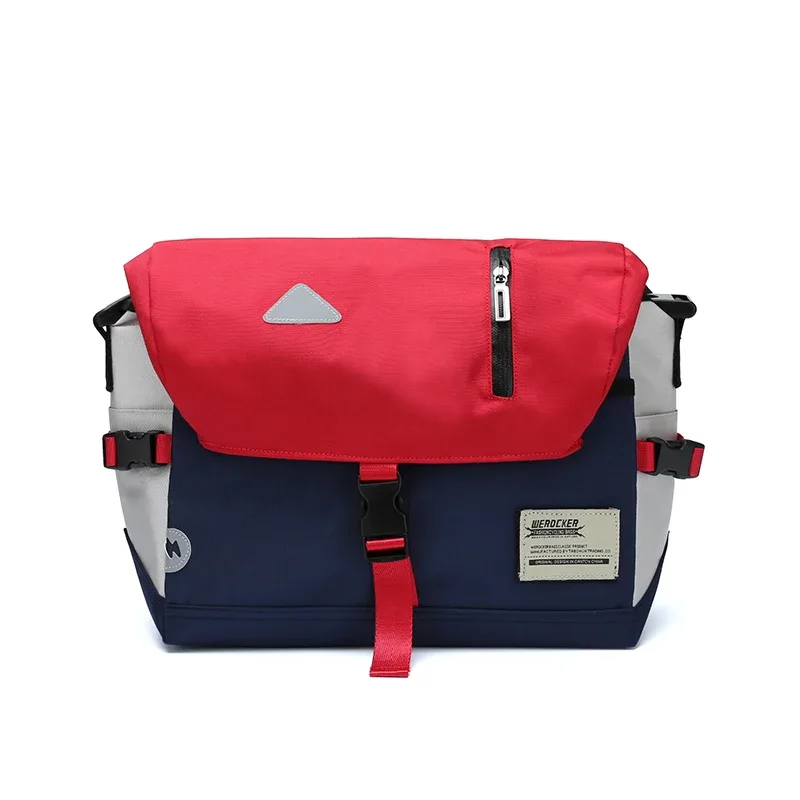 sac messager classique en toile, sac à bandoulière initié par le degré d'eau, sac pour ordinateur portable de 13 pouces pour les voyages, le travail, l'université, le cyclisme