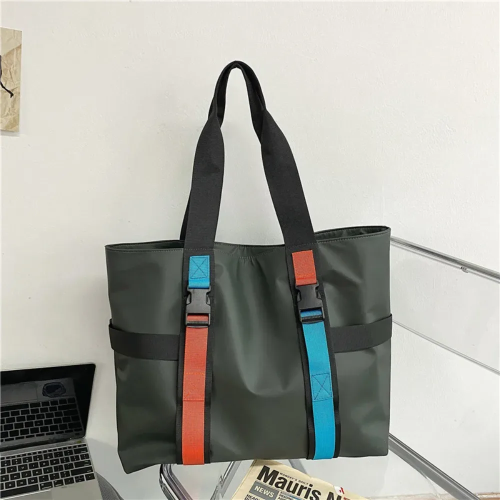 sac fourre-tout imperméable et durable pour homme, grande capacité, en tissu oxford, sac de voyage décontracté, sac de sport en nylon, streetwear