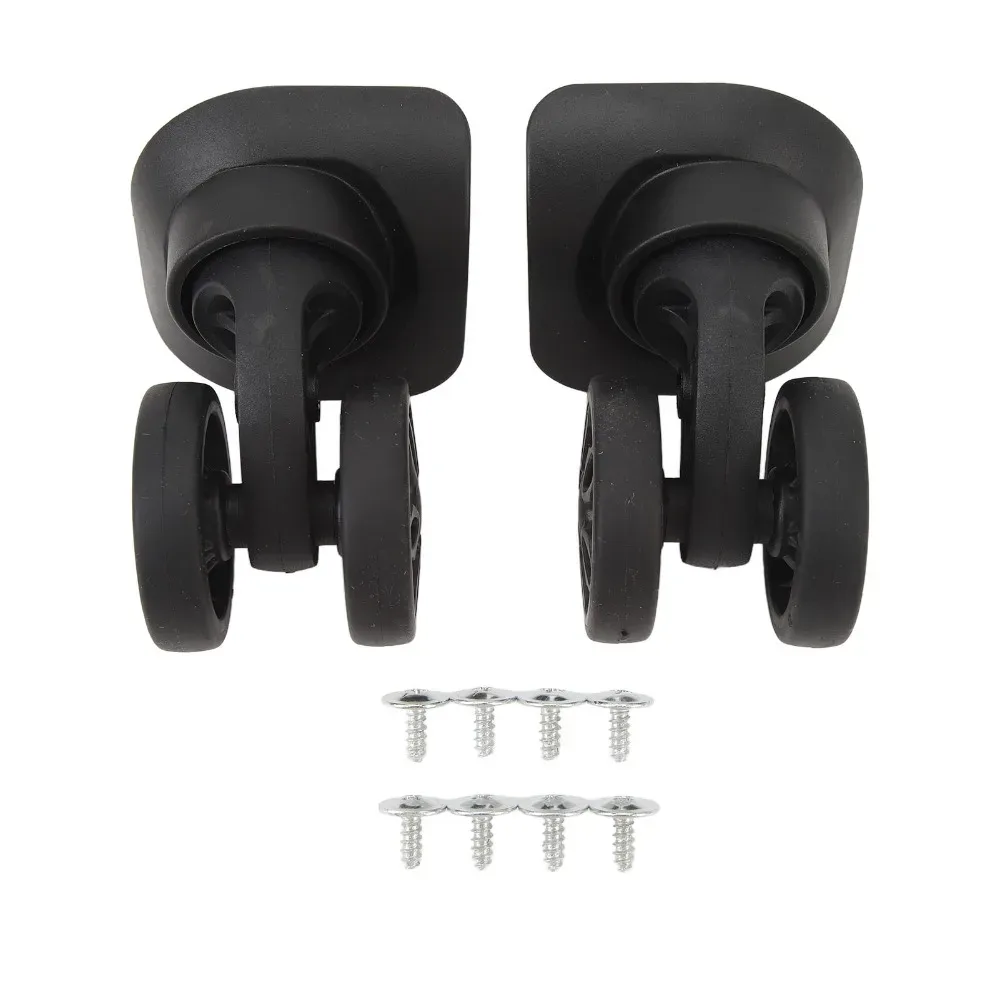 1 paire de roues de rechange abs pour bagages, légères, installation facile, roulettes universelles pour valises, roues de rechange silencieuses pour bagages