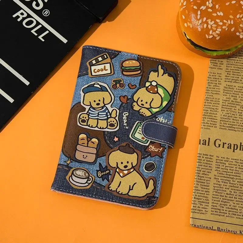 housse de passeport en pu mignonne et amusante pour les voyages, porte-cartes d'identité multifonctionnel, organisateur portable de billets et de cartes de crédit
