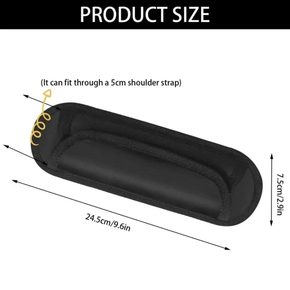 coussinet ceinture sécurité tissu noir ajustement velcro protection épaules voyage usage universel respirant antidérapant