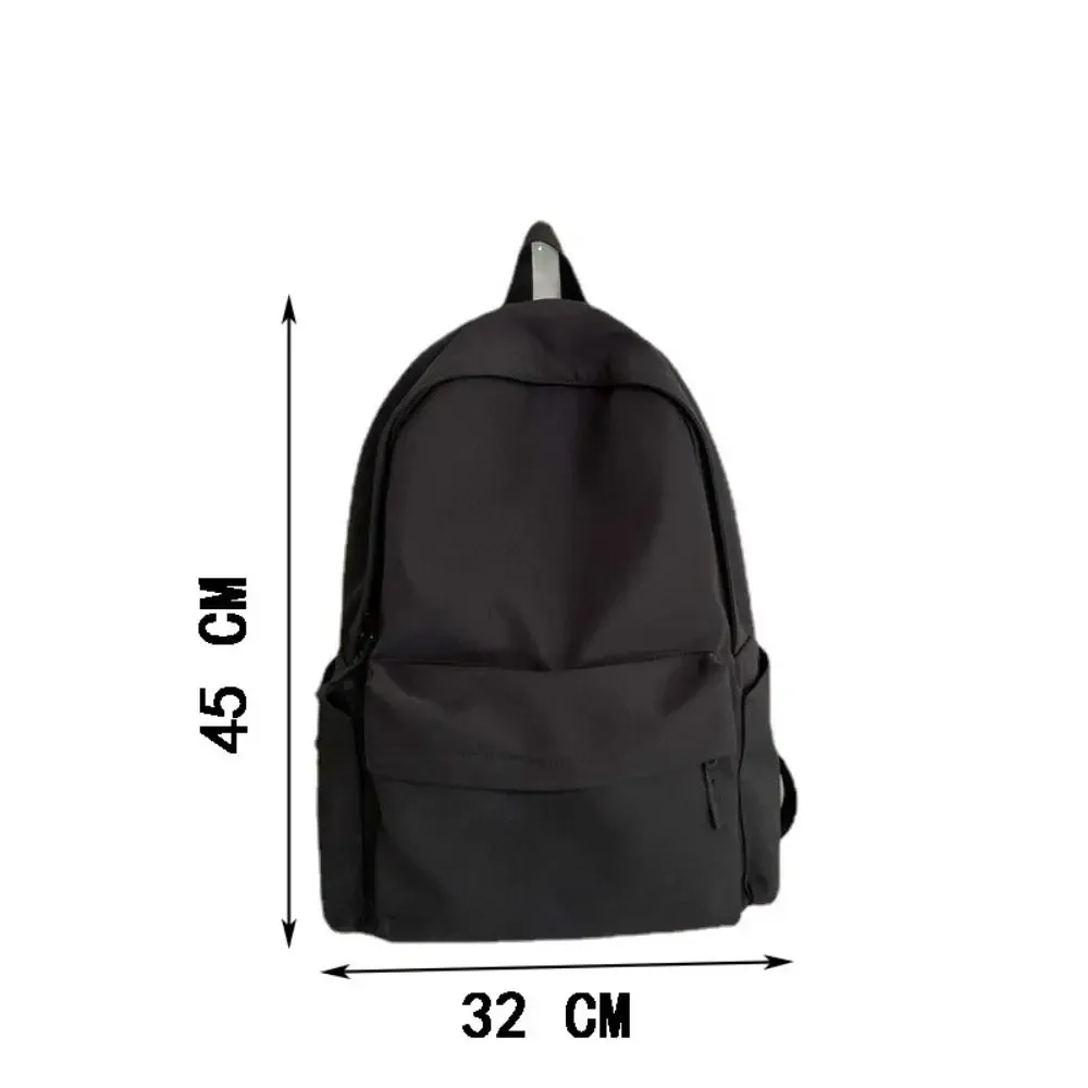 sac à dos polyvalent en nylon de haute qualité, noir, gris, blanc, rouge, imperméable, pour ordinateur, grande capacité, de voyage lavable, unisexe