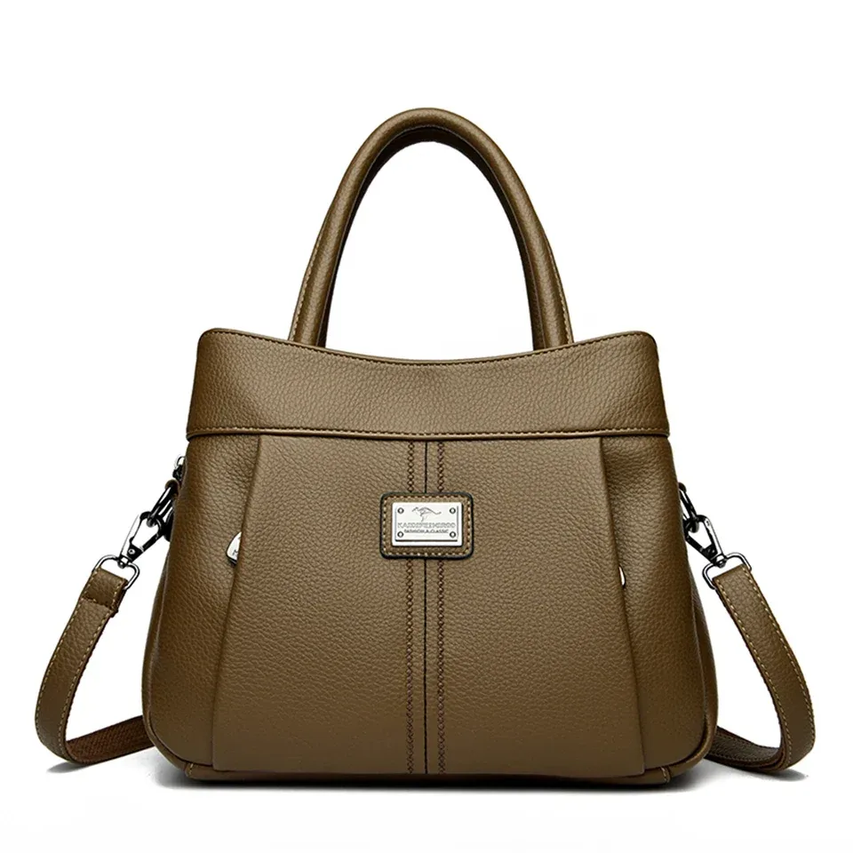 sac à bandoulière en cuir de haute qualité pour femme, sacs à poignée supérieure, sacs à main pour femme, sac messager, designer de luxe, initié