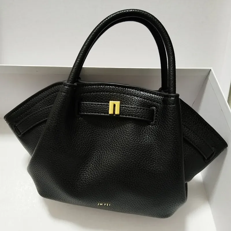sac à bandoulière en daim jwpei en forme de bouffée pour les trajets formels, sac en cuir véritable multicolore au style sophistiqué